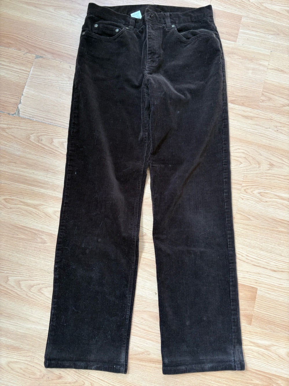 Jones New York womens Dark Brown Corduroy Pants Sz 6